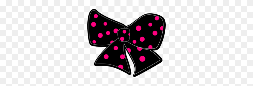 260x227 Download Pink Polka Dot Bow Clipart Polka Dot Clip Art - Pink Bow Clipart