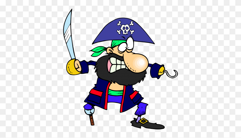 400x421 Download Pirate Free Png Transparent Image And Clipart - Pirate PNG