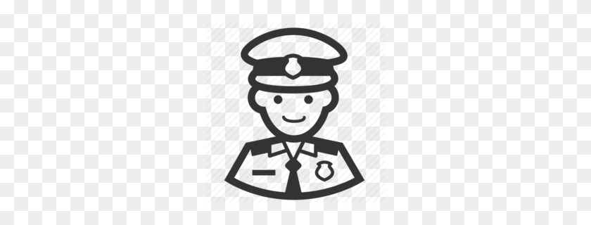 260x260 Download Police Officer Clipart Police Officer Army Officer - Cop Badge Clipart