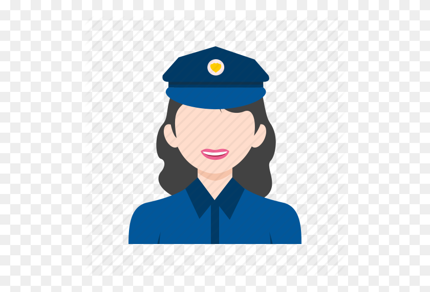 512x512 Download Police Woman Icon Png Clipart Police Officer Computer - Police Woman Clipart