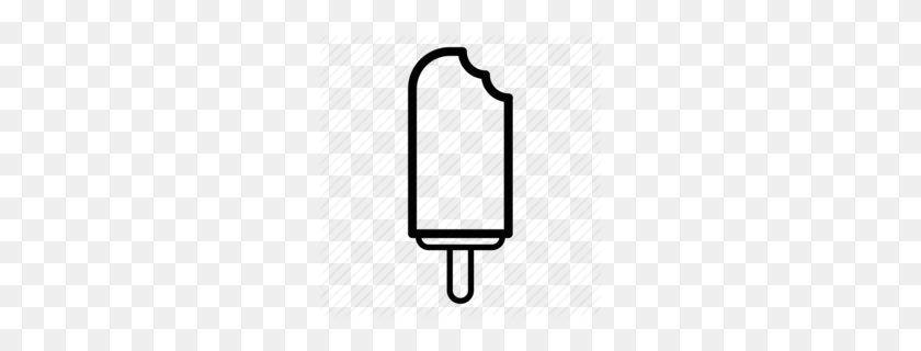 260x260 Скачать Контурный Клипарт Popsicles Ice Pops Ice Cream Sundae - Popsicle Clipart