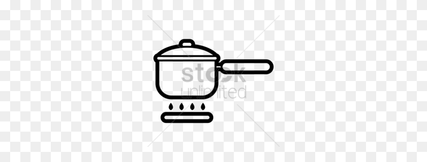260x260 Download Pot On Stove Clipart Cocinas Imágenes Prediseñadas De Utensilios De Cocina - Pot Clipart