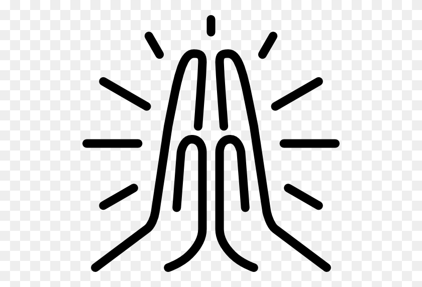 512x512 Download Pray Icon Png Clipart Praying Hands Prayer Clipart Free - Free Clip Art Praying Hands
