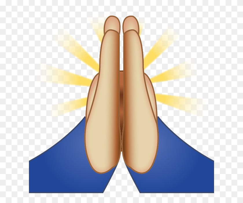 640x640 Download Praying Emoji Icon Emoji Island - Praying Emoji PNG