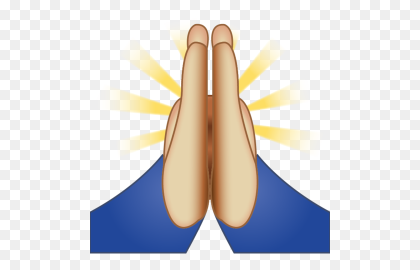 480x480 Download Praying Emoji Icon Emoji Island - Praying Hands Emoji PNG