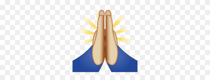 260x260 Download Praying Emoji Png Clipart Praying Hands Emoji Prayer - Praying Hands PNG