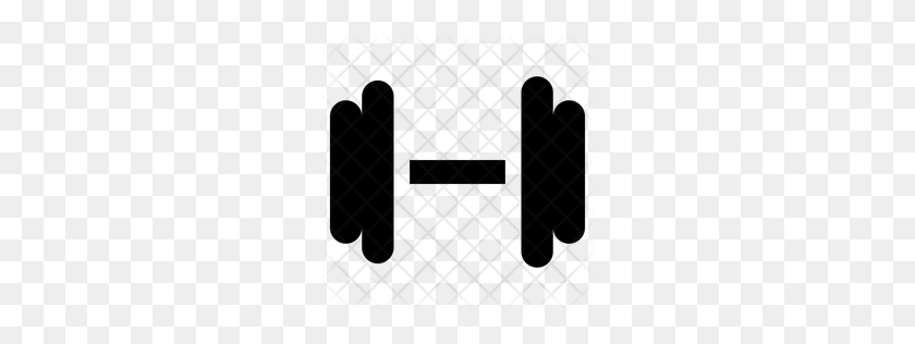 256x256 Download Premium Dumbell Icon Png - Dumbell PNG