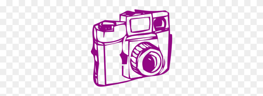 260x247 Download Purple Camera Clipart Photographic Film Camera Clip Art - Movie Ticket Clipart
