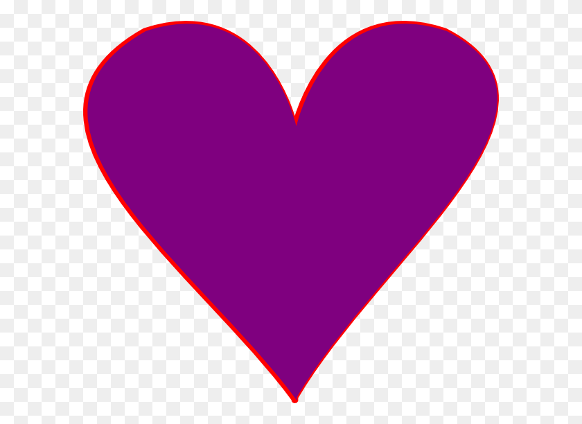 600x552 Descargar Imágenes Prediseñadas De Corazón Púrpura - Imágenes Prediseñadas De Corazón Púrpura