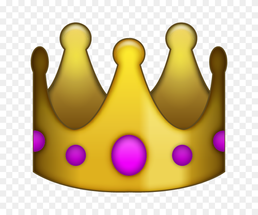 640x640 Скачать Queen's Crown Emoji Emoji Island - Королева Корона Png