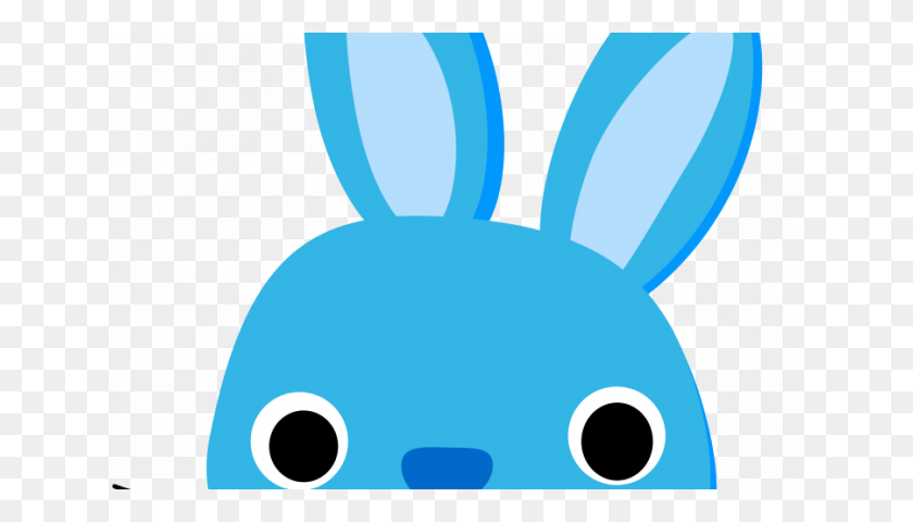 640x420 Download Rabbit Face Clipart Easter Bunny Clip Art Rabbit, Blue - Easter Jesus Clipart