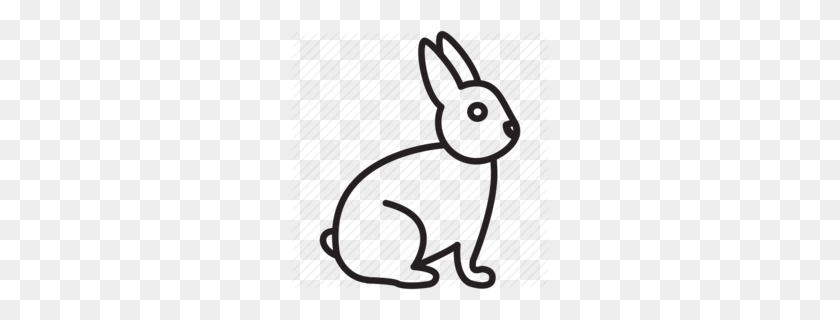 260x260 Png Кролик Домашний Кролик Заяц Картинки - Белый Кролик Клипарт
