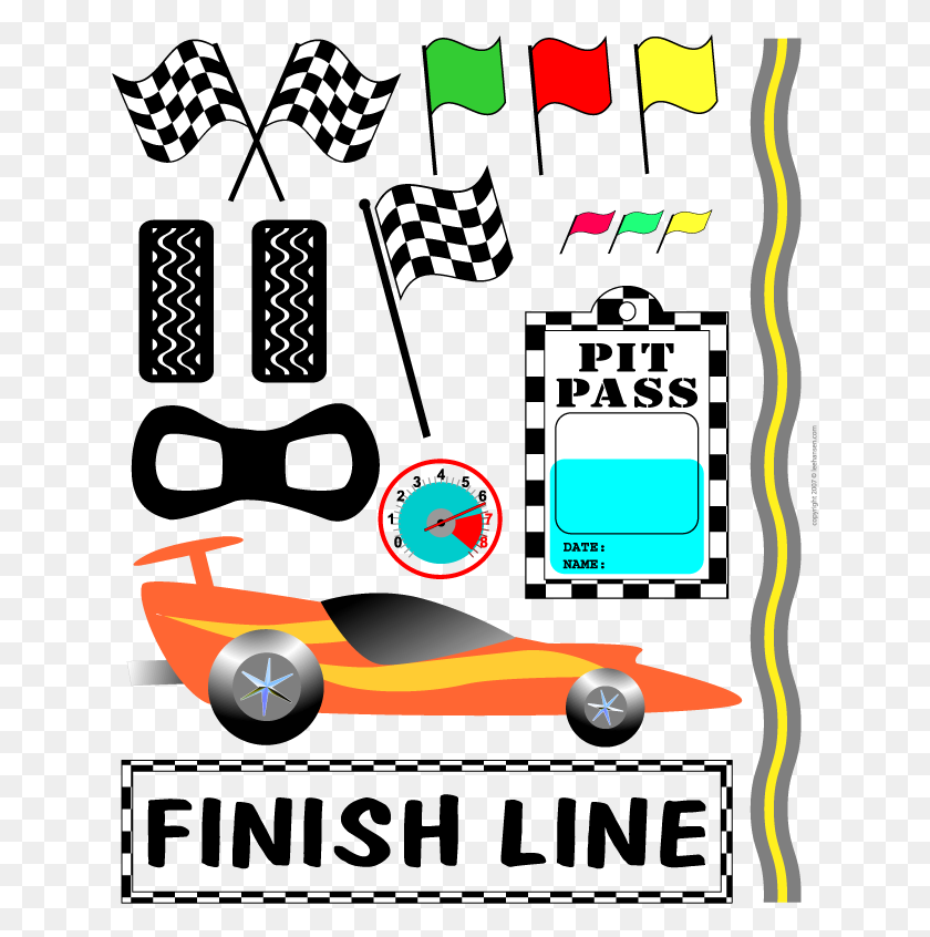 638x786 Download Race Car Sign Clip Art Clipart Car Auto Racing Clip Art - Racing Tire Clipart