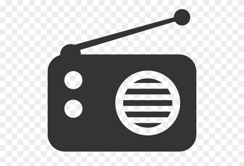512x512 Download Radio Png Clipart Radio Clip Art Radio, Technology - Radio Clipart Black And White