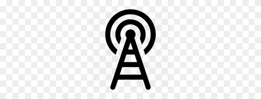 260x260 Download Radio Transmitter Icon Clipart Aerials Telecommunications - Radio Tower Clip Art