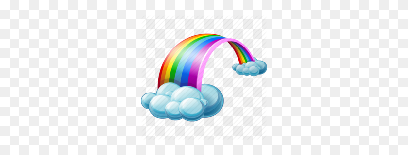260x260 Download Rainbow Transparent Background Clipart Clip Art Product - Cloud Clipart Transparent