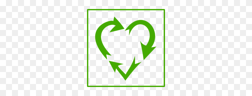 260x260 Download Recycle Heart Clipart Recycling Symbol Clip Art Leaf - Recycle Clipart Black And White