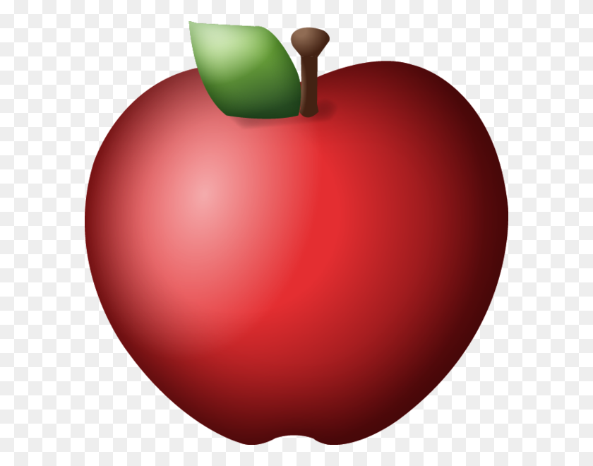 600x600 Скачать Red Apple Emoji Emoji Island - Rose Emoji Png