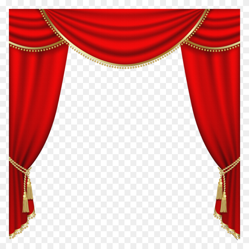 900x900 Download Red Curtain Png Clipart Curtain Clip Art Curtain - Interior Designer Clipart