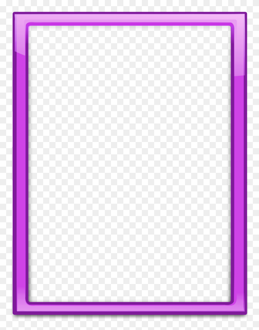 850x1100 Download Red Frame Transparent Png Clipart Picture Frames Window - Red Square PNG