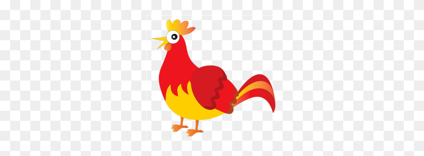 260x250 Скачать Красная Курица Клипарт Цыпленок Маленькая Красная Курица Картинки - Курица Клипарт