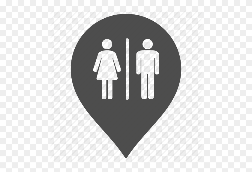 512x512 Download Restroom Map Symbol Clipart Public Toilet Bathroom Clip - Flush Toilet Clipart