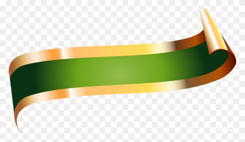 900x497 Download Ribbon Green Png Clipart Clip Art Orange, Line, Font - Tan Clipart