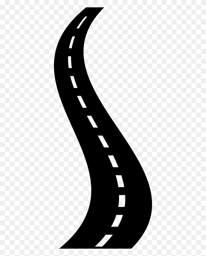 400x985 Download Road Free Png Transparent Image And Clipart - Road Clipart Black And White