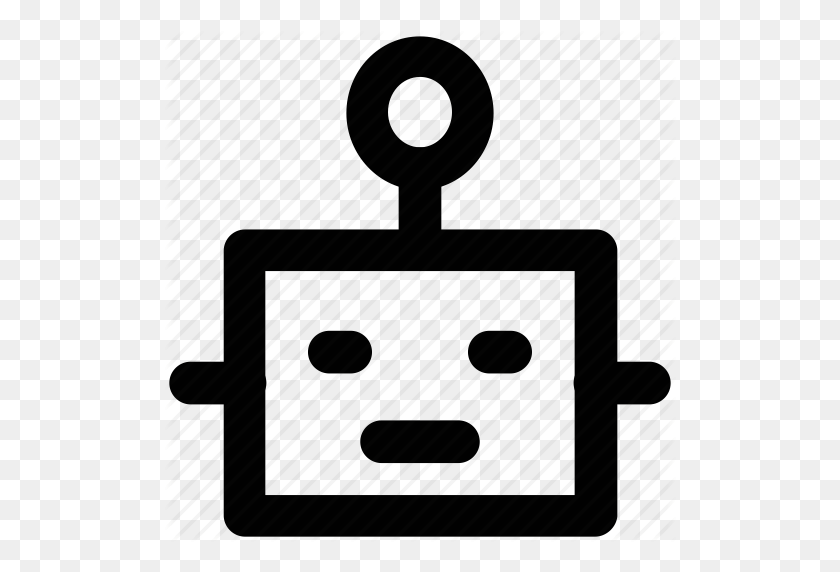 512x512 Download Robot Face Clipart Robot Computer Icons Clip Art Robot - Smiley Face Clipart PNG