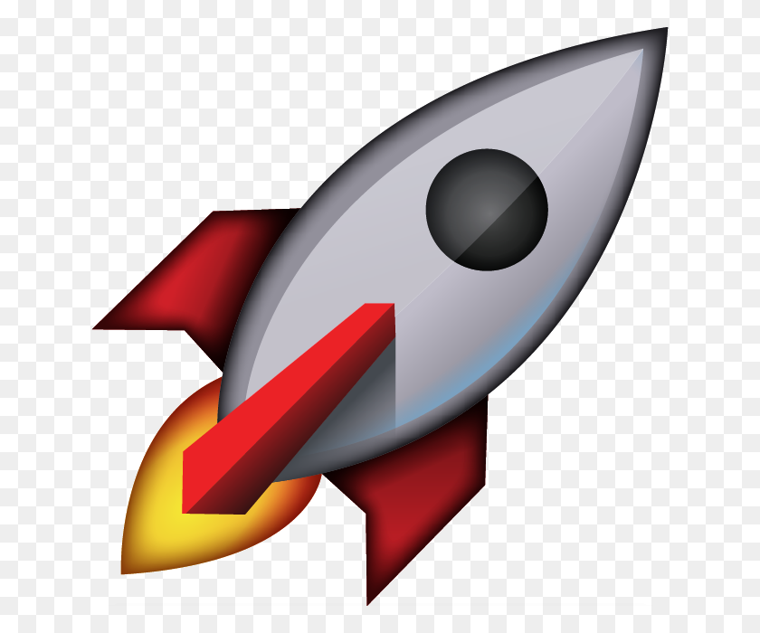 640x640 Download Rocket Emoji Icon Emoji Island - Rocket PNG