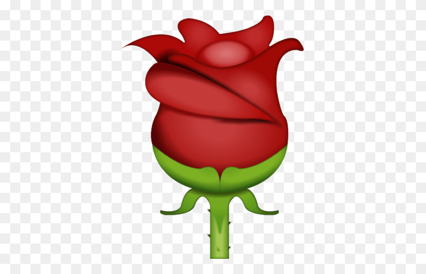 359x480 Download Rose Emoji Image In Png Emoji Island - Rose Emoji PNG