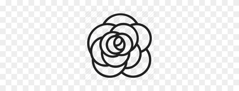 260x260 Download Rose Icon Clipart Computer Icons Perfume Clip Art - Rose Clipart Black And White