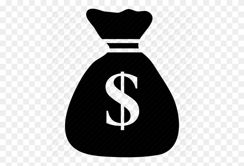 512x512 Download Rupee Money Bag Png Clipart Money Bag Clip Art Money - Money Bag Clipart Black And White