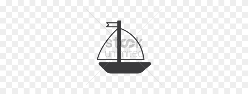 260x260 Download Sailboat Clipart Sailboat - Yacht Clipart Black And White