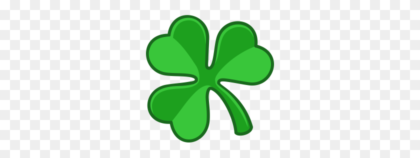 256x256 Download Saint Patricks Day Free Png Transparent Image And Clipart - Shamrock Clipart Black And White