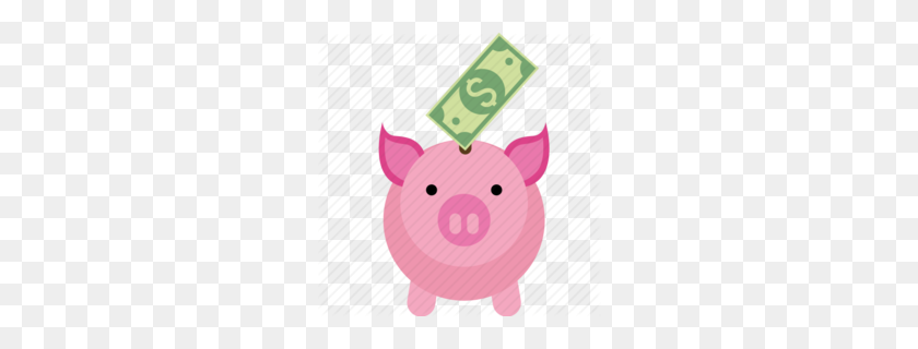 260x260 Download Savings Pig Clipart Piggy Bank Saving Pig, Coin, Money - Porky Pig PNG