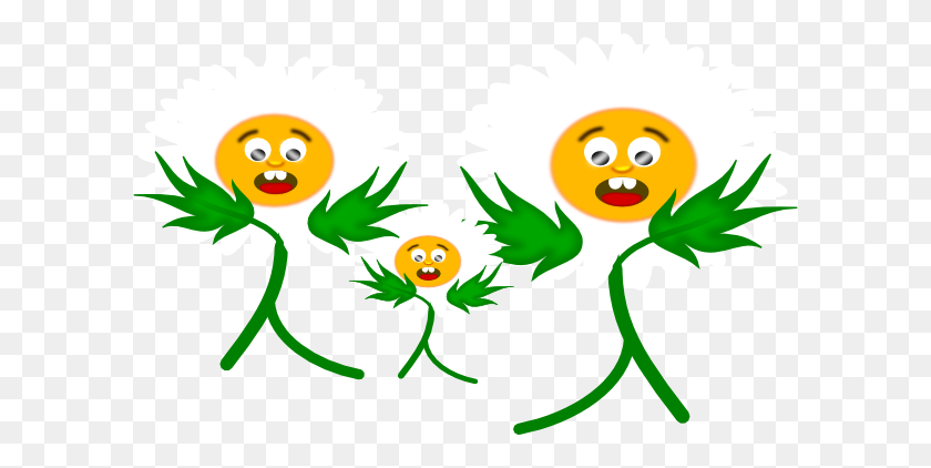 600x362 Download Scared Daisies Clipart - Scared Man Clipart