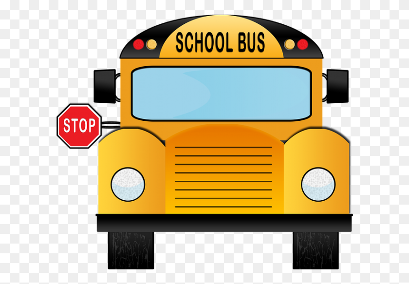 610x523 Download School Bus Clipart School Bus East Clayton Elementary - School Bus Clipart Free