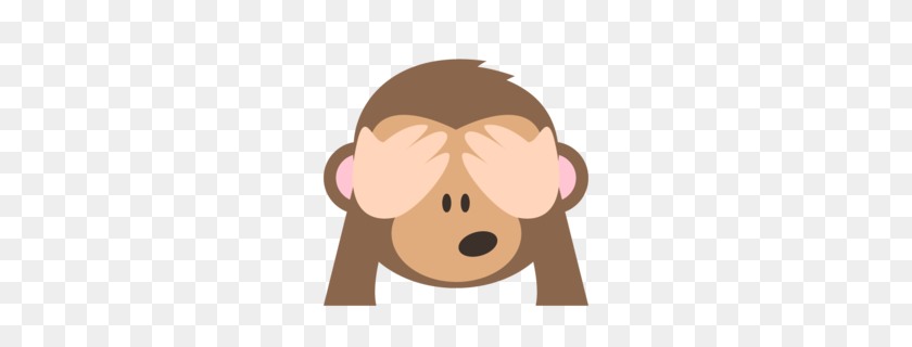 260x260 Download See No Evil Emoji Clipart Three Wise Monkeys Emoji Clip Art - Emoji Clipart Transparent