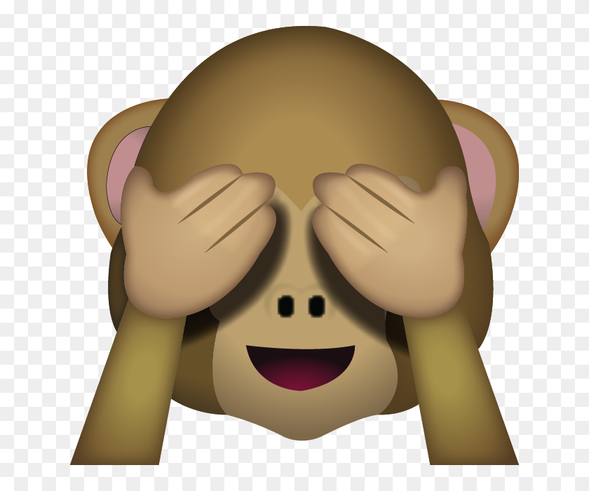 640x640 Download See No Evil Monkey Emoji Emoji Island - Evil PNG