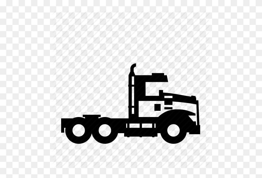 512x512 Download Semi Truck Icon Clipart Motor Vehicle Semi Trailer Truck - Semi Truck Clip Art Free