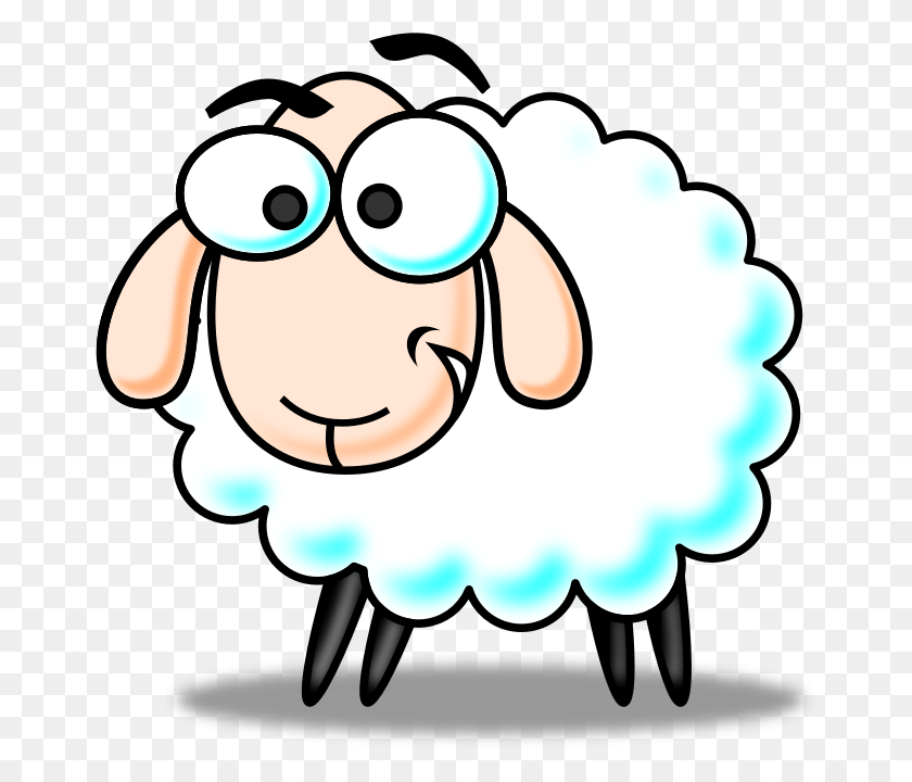 664x660 Download Sheep Clip Art Free Clipart Of Cute Sheep Fluffy Hand - Religious Birthday Clipart