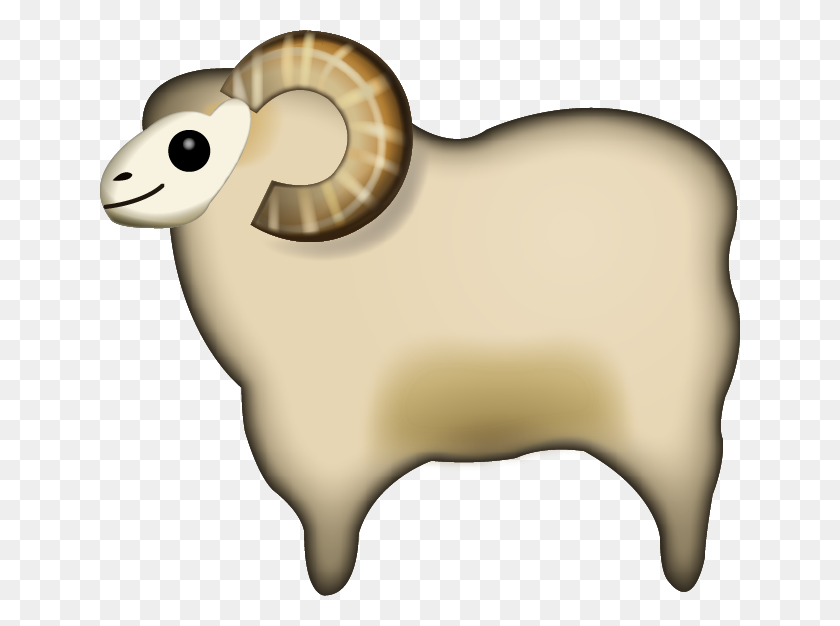 640x566 Download Sheep Emoji Image In Png Emoji Island - Sheep PNG