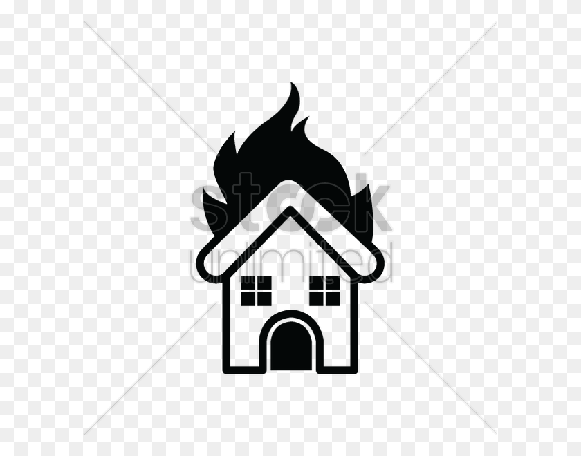 599x600 Download Silhouette Burning House Clipart House Clip Art House - Burning Building Clipart