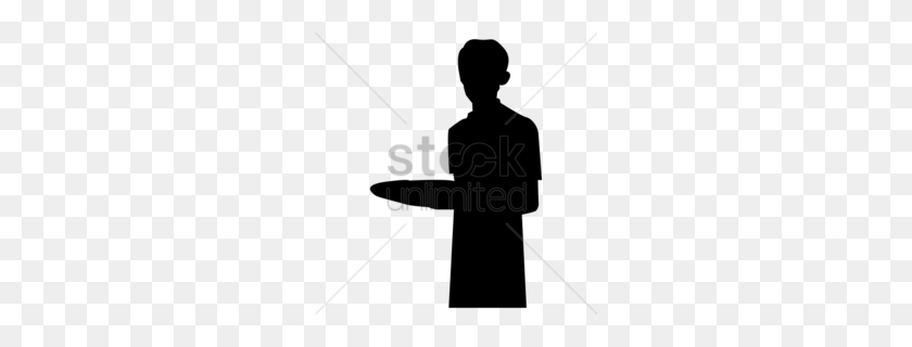 260x260 Download Silhouette Man Holding Plate Clipart Silhouette Man - Silhouette Man PNG