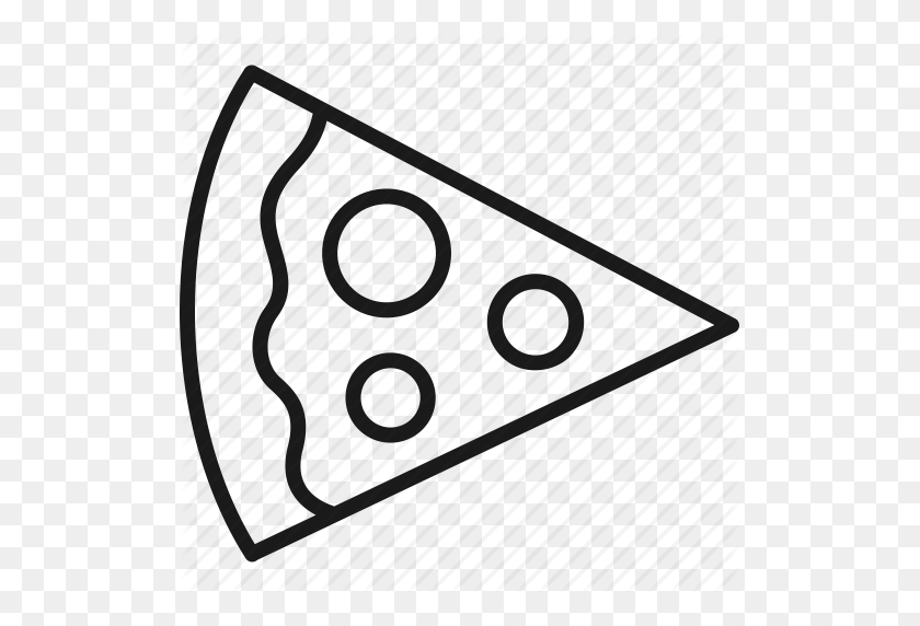512x512 Скачать Simple Pizza Outline Clipart Pizza Clip Art Pizza, Food - Pizza Box Clipart