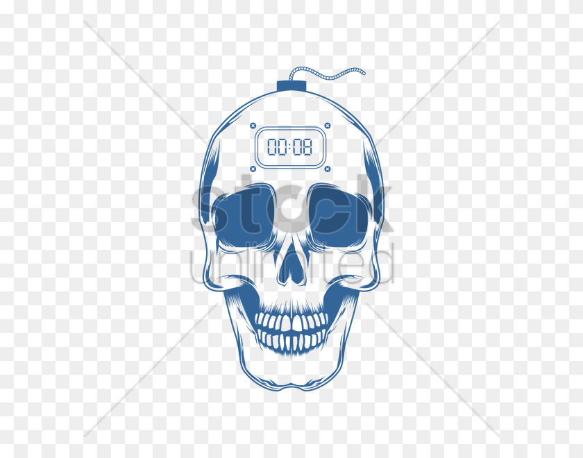 600x600 Download Dibujo De Calavera Con Cuernos Clipart Skull Clipart Skull - Skull Clipart Free