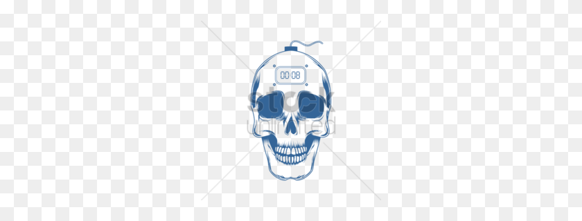 260x260 Download Skull Drawing With Horns Clipart Skull Clip Art Skull - Eeyore Clipart