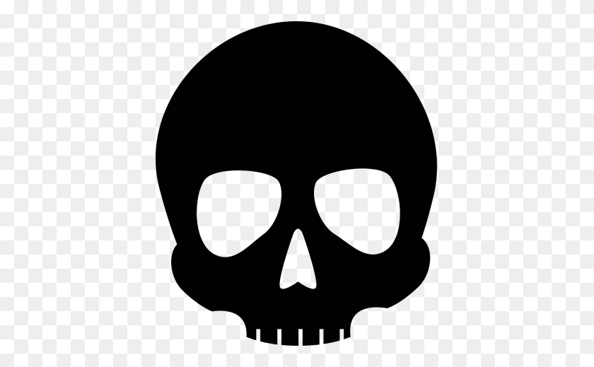 400x459 Download Skull Free Png Transparent Image And Clipart - Skull PNG