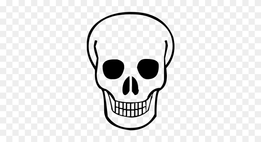 400x400 Download Skull Free Png Transparent Image And Clipart - Human Skull Clipart